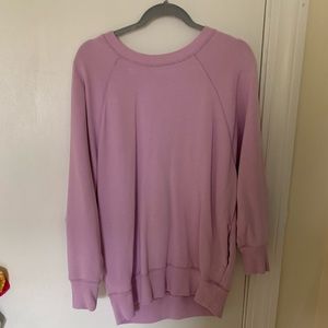 Oversized aerie crew neck